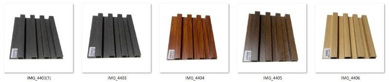 WPC Wood Interior Decoration Fluted Wall Panels Decorative Wood Alternative WPC Wall Panel