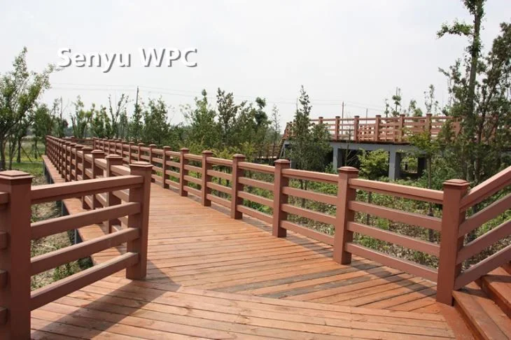 Colourful Wood Plastic Composite Outdoor Fencing