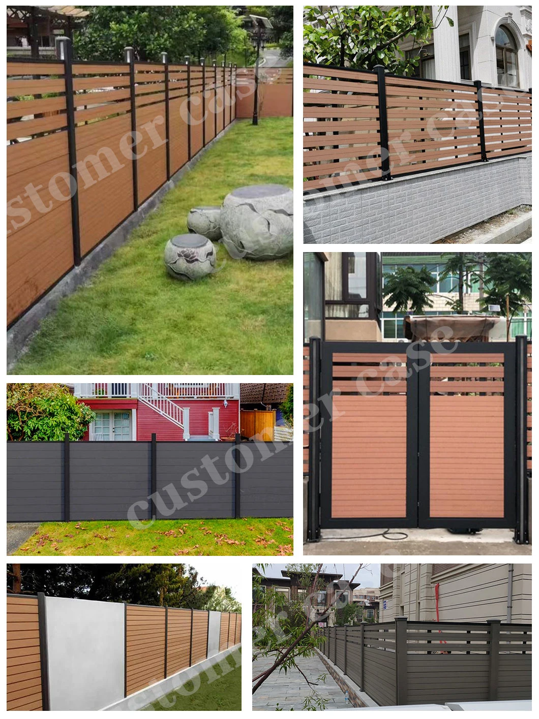 2022 Hot Sale Highly Cost Effective Plastic Garden Composite Fence Panels