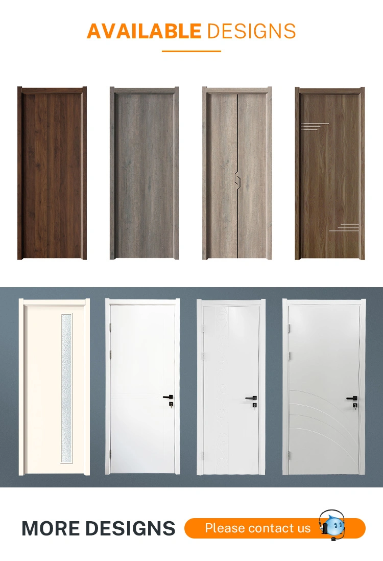 China Top Brand High Quality Full WPC Door Factory Price Promotion Products on Sale for Bedroom Interior Door Easy Installation