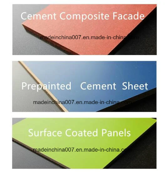 UV Fluorocarbon Painting Fiber Cement Board Curtain Wall