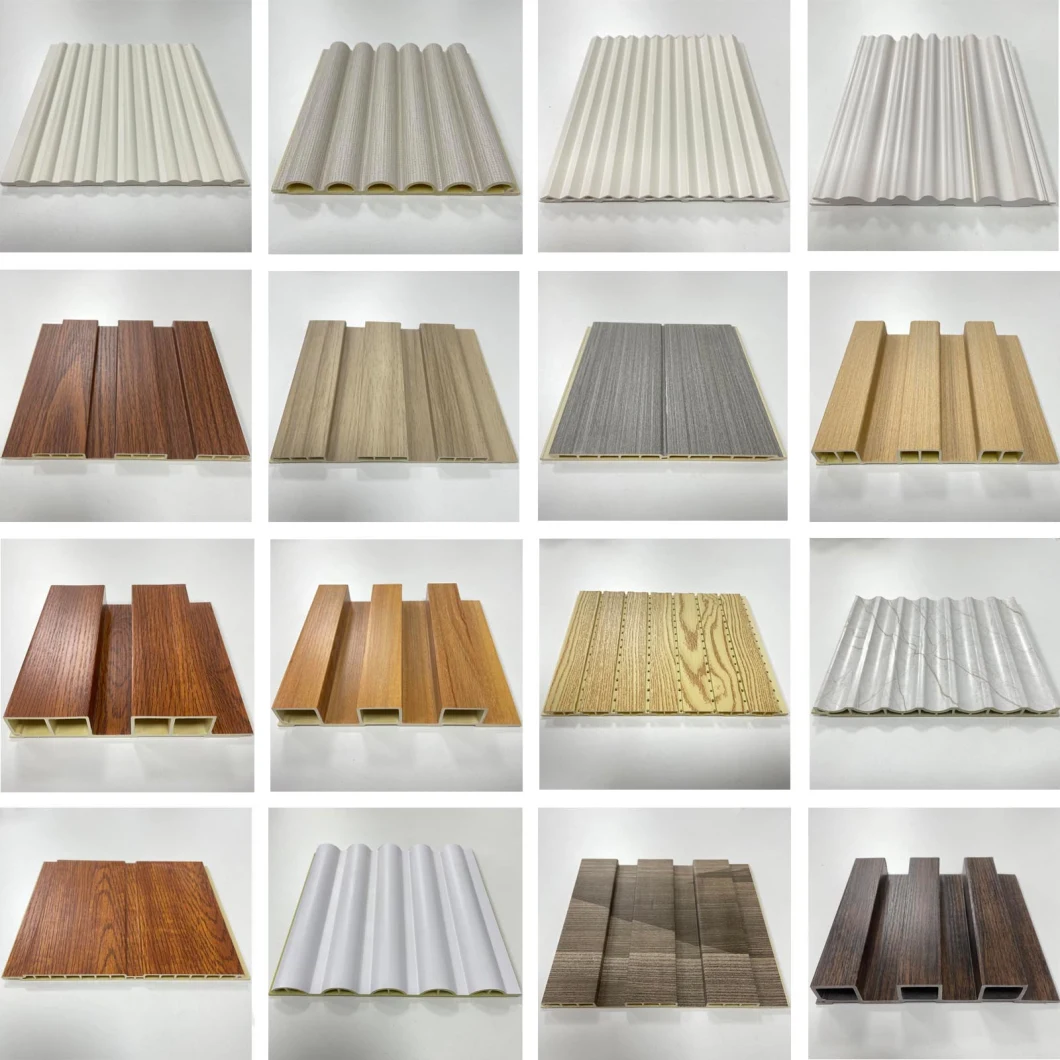 WPC Material High Quality Factory Direct Waterproof Interior WPC Fluted Wall Panel