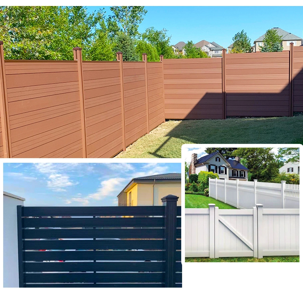 Good Price Building Material Outdoor WPC Wood Plastic Composite Garden Fencing