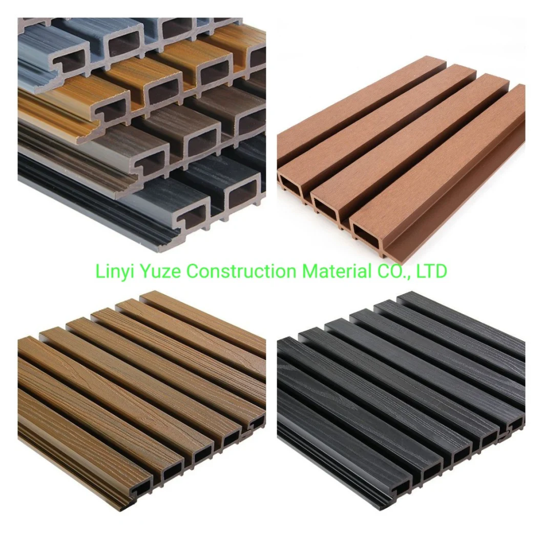 Patent Exterior Decorative Wood Plastic Composite Outdoor WPC PE Co-Extrusion Panel Wall Cladding